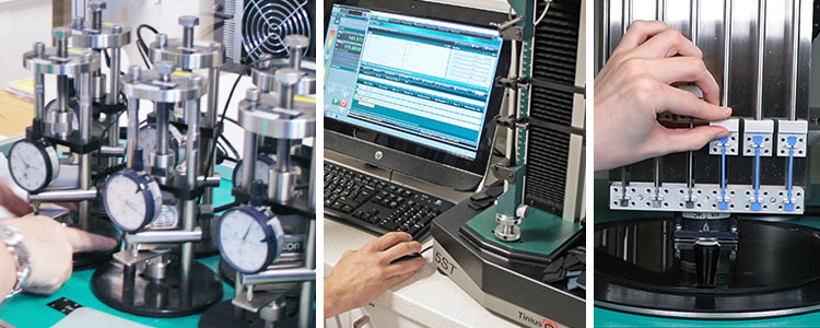 Uppdragsprovning av gummi i relaxation, dragprovare och TR-provare i Elastocons laboratorium. Uppdragsprovning av gummi i relaxation, dragprovare och TR-provare i Elastocons laboratorium.